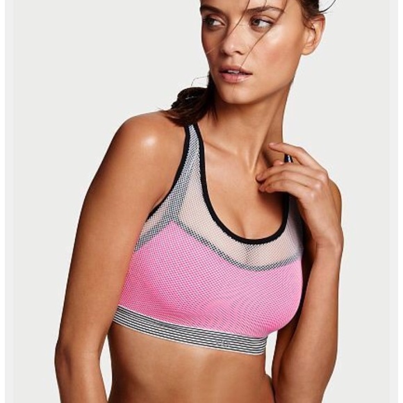 victoria secret mesh sports bra